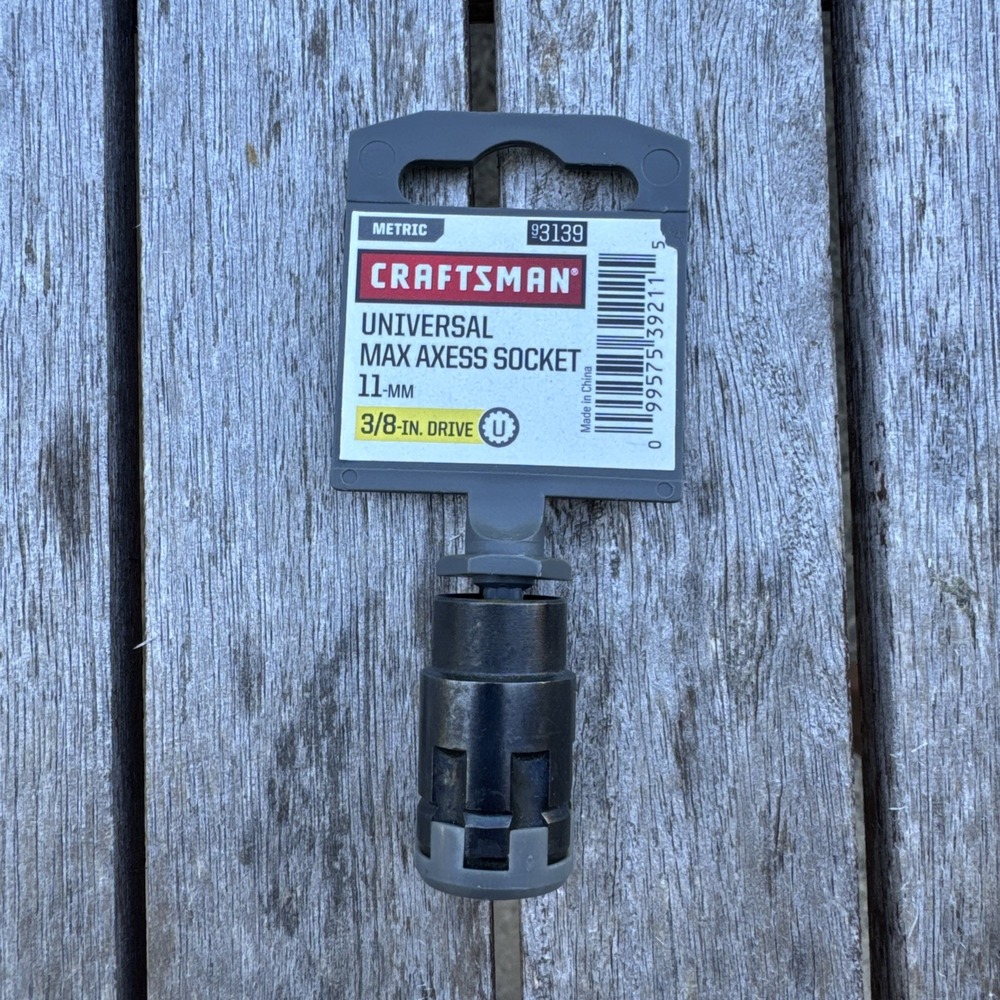 Craftsman Universal Max Axess 3/8" Drive 11mm Socket 3139 New